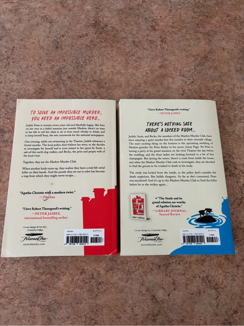 Robert Thorogood Marlow Murder Club Paperback Bundle